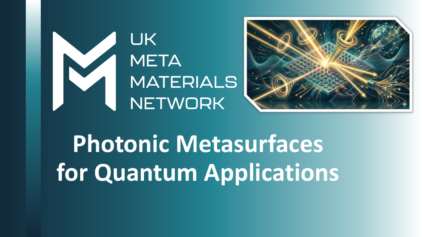 Protected: Photonic Metasurfaces for Quantum Applications